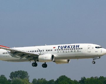 Otra vez Turkish: un avión debió regresar por una amenaza de bomba