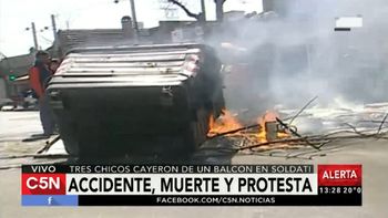 incidentes en villa soldati por la muerte del chico que cayo de un balcon incidentes en villa soldati por la muerte del chico que cayo de un balcon