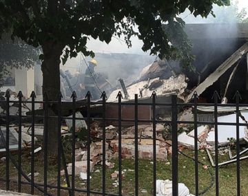 Explotó una casa y el dueño sufrió quemaduras en el 90 por ciento del cuerpo