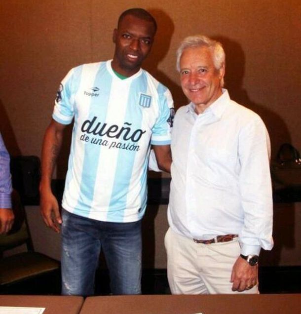 Racing consiguió su primer refuerzo: llegó el colombiano Wason Rentería