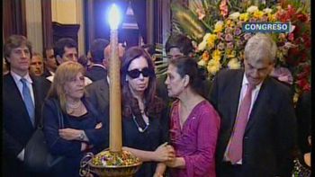 cristina despidio a leonardo favio en el congreso cristina despidio a leonardo favio en el congreso