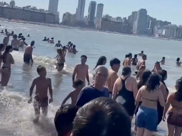 Así se sintió el mini tsunami en Mar del Plata: Completamente inesperado