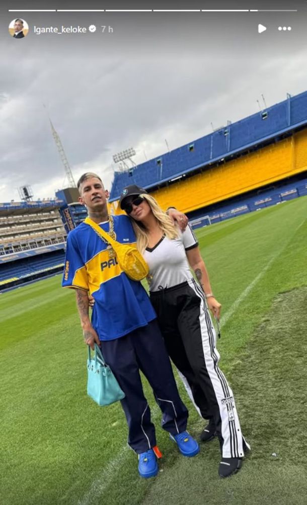 Wanda Nara y L-Gante compartieron la primera foto juntos tras confirmar su reconciliación
