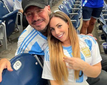 Marcelo Tinelli y Eugenia Schlatter