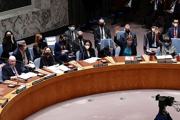 Rusia vetó en el Consejo de Seguridad el proyecto que deplora la invasión a Ucrania