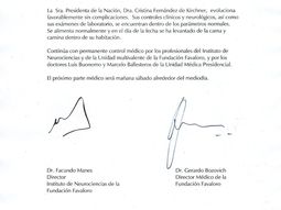 este es el cuarto parte medico tras la operacion de cristina este es el cuarto parte medico tras la operacion de cristina