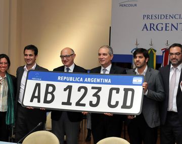 Así es la patente del Mercosur para el 2016