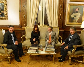 La Presidenta se reunió con directivos de Chevron