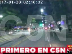 Imágenes de uno de los videos difundidos por C5N Imágenes de uno de los videos difundidos por C5N
