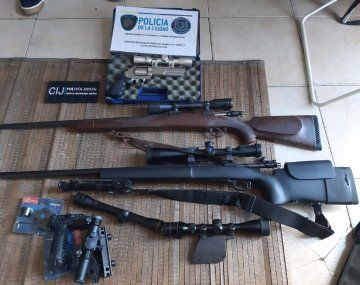 Secuestraron armas de guerra en una vivienda de Villa Crespo