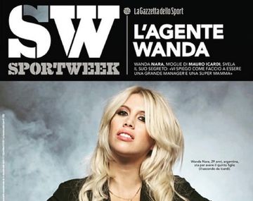 Wanda habló de su embarazo en una revista italiana