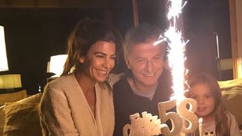 Juliana Awada, Mauricio Macri y su hija Antonia Juliana Awada, Mauricio Macri y su hija Antonia