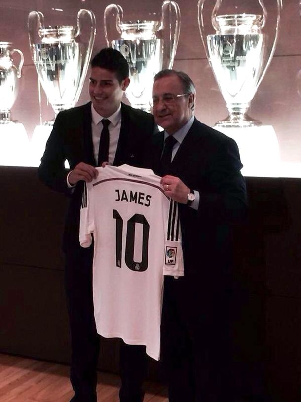 James Rodríguez es oficialmente jugador del Real Madrid