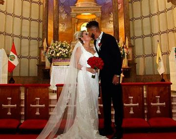 El arquero de Perú le pidió perdón a su esposa en vivo por una infidelidad