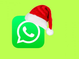 como poner el gorro de navidad al icono de whatsapp