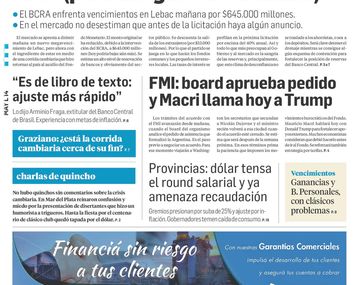 Tapas de diarios del lunes 14 de mayo de 2018