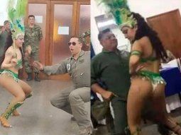 Sancionan a miembros de la Fuerza Aérea de Mendoza tras el festejo con bailarinas