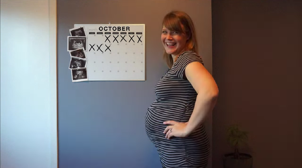 Puro amor: los 9 meses de embarazo en solo un minuto