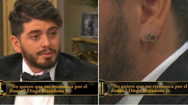 El homenaje de Diego Jr. a Maradona en la mesa de Mirtha Legrand