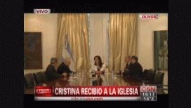 cfk recibio a la cupula de la iglesia tras el duro documento