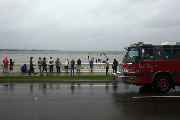 Así esperaban a Irma en Tampa Bay