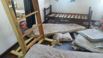 Así quedó la habitación de los argentinos Así quedó la habitación de los argentinos