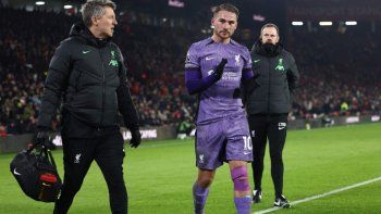 el duro parte medico de alexis mac allister en liverpool: peor de lo que pensabamos el duro parte medico de alexis mac allister en liverpool: peor de lo que pensabamos