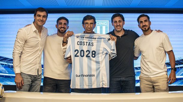 La alegría de Gustavo Costas tras renovar con Racing: Feliz porque sigo en el lugar donde quiero