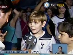 cristina quiere conocer a casey wander, el nino fanatico del kirchnerismo cristina quiere conocer a casey wander, el nino fanatico del kirchnerismo