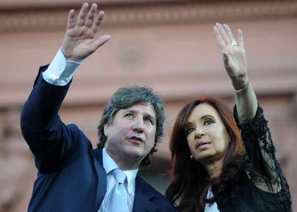 Amado Boudou y Cristina Kirchner