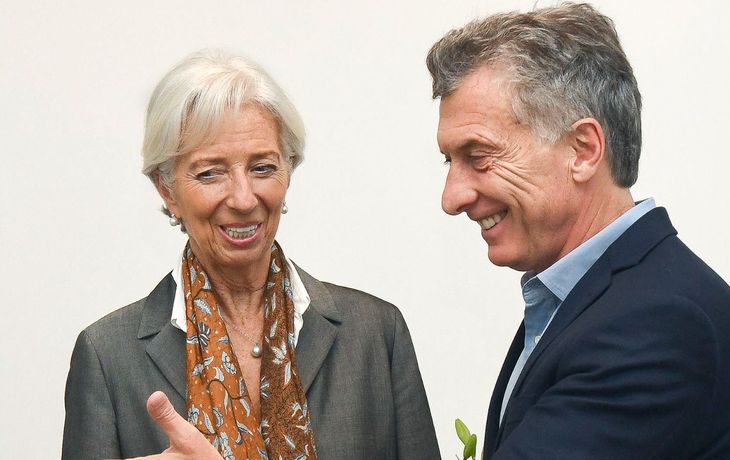Christine Lagarde y Mauricio Macri