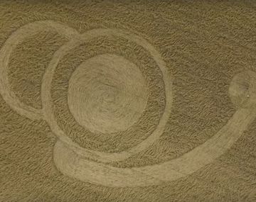 Encuentran una extraña formación en un campo de trigo de Santa Fe&nbsp;