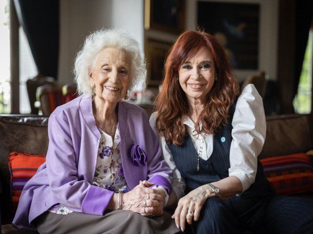 El mensaje de Cristina Kirchner por el cumpleaños de Estela de Carlotto: 95 jóvenes años