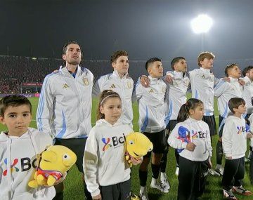 Así fue el Himno Nacional Argentino en la previa al partido ante Chile