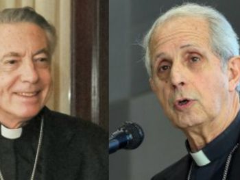 Poli (der.) le contestó a Aguer