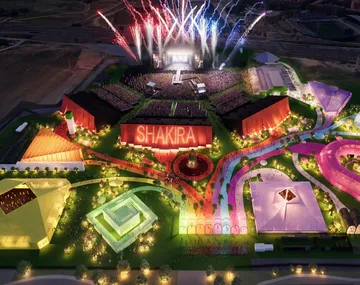 Shakira fundó la ciudad transitoria Macondo Park para albergar 600.000 habitantes en 185.000 metros cuadrados