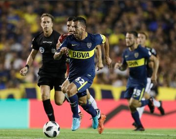 Carlos Tevez en Boca - Crédito:&nbsp;@BocaJrsOficial