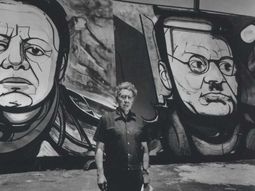 Muere en 1974, David Alfaro Siqueiros, pintor muralista, representante de la Escuela Mexicana de Pintura. Muere en 1974, David Alfaro Siqueiros, pintor muralista, representante de la Escuela Mexicana de Pintura.