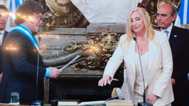 Karina Milei juró como secretaria general de la Presidencia pese al decreto contra el nepotismo