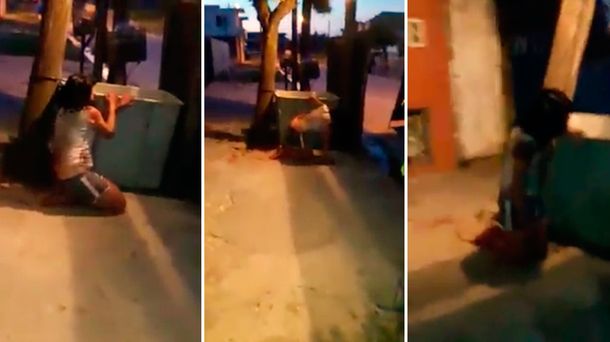 Apareció otro video de la brutal golpiza que recibió una joven en Laferrere