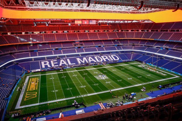 Así quedó el Santiago Bernabéu para Miami Dolphins vs Washington Commanders por la NFL