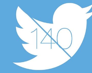 Twitter permite escribir más de 140 caracteres