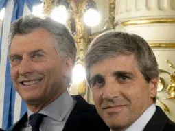Mauricio Macri y Luis Caputo