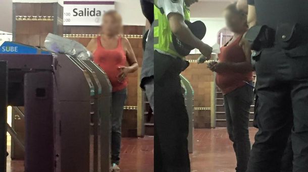 Una mujer denunció que quisieron drogarla con un cartón de hebillas en el subte