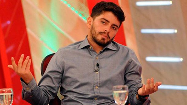 ¿En son de paz? Diego Maradona Jr. y un guiño futbolero a su padre