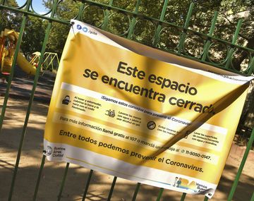 Parques y espacios p&uacute;blicos de la Ciudad se encuentran cerrados en el marco de la cuarentena por el avance del coronavirus en la Argentina