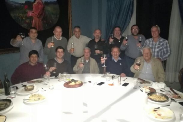 El polémico brindis de los dirigentes de Guaraní