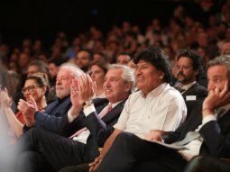 alberto fernandez, lula da silva y evo morales asistieron a una muestra fotografica y a un concierto alberto fernandez, lula da silva y evo morales asistieron a una muestra fotografica y a un concierto