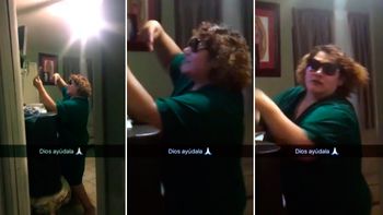 video: la reaccion viral de una madre que se estaba tomando una selfie video: la reaccion viral de una madre que se estaba tomando una selfie