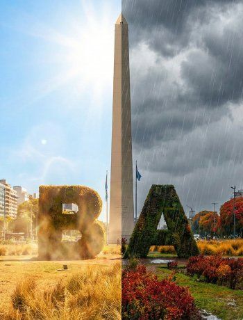 Lluvias cambian el clima en el AMBA